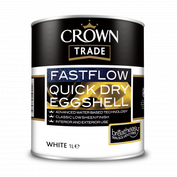 1L Crown Trade Fastflow Eggshell White