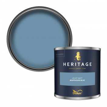 Dulux Trade Heritage Colour Tester Boathouse Blue 125ML