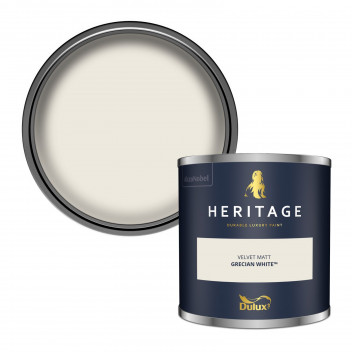 Dulux Trade Heritage Colour Tester Grecian White 125ML