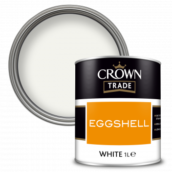1L Crown Trade Eggshell White