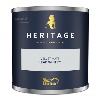 Dulux Trade Heritage Colour Tester Lead White 125ML