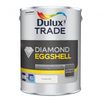 Dulux Trade Diamond Eggshell Pure Brilliant White 5L