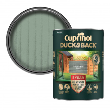 Cuprinol Ducksback Shed & Fence Paint - Delicate Pine - 5L