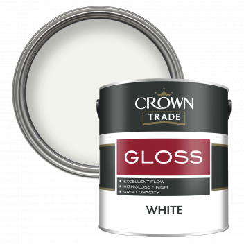 2.5L Crown Trade Full Gloss White