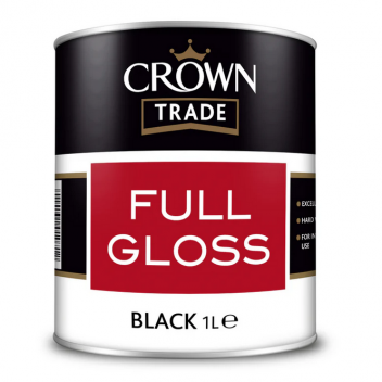 1L Crown Trade Full Gloss Black