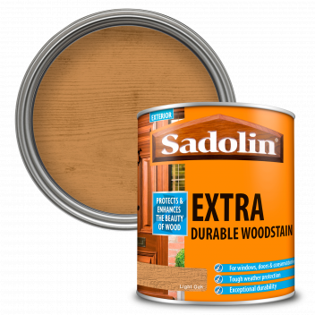 Sadolin Extra Durable Woodstain – Weatherproof Exterior Wood Stain for Ultimate Protection - Light O