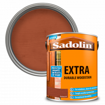 Sadolin Extra Durable Woodstain – Weatherproof Exterior Wood Stain for Ultimate Protection - Redwood