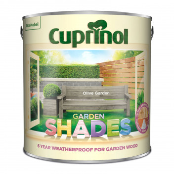 Cuprinol Garden Shades Wood Paint - Olive Garden - 2.5L