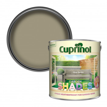 Cuprinol Garden Shades Wood Paint - Olive Garden - 2.5L