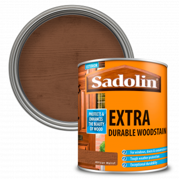 Sadolin Extra Durable Woodstain – Weatherproof Exterior Wood Stain for Ultimate Protection - African