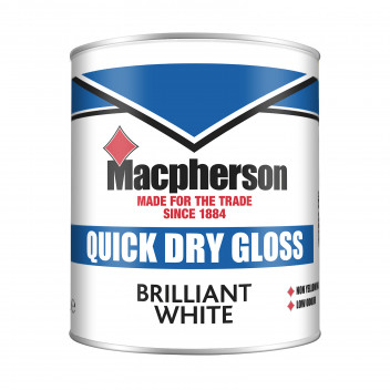 1L Macpherson Quick Dry Gloss Brilliant White
