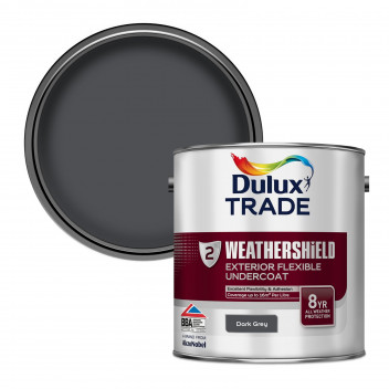 Dulux Trade Weathershield Exterior Undercoat Dark Grey 2.5L