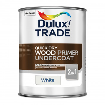 Dulux Trade Quick Dry Wood Primer Undercoat  1L