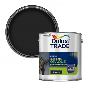 Dulux Trade Quick Dry Opaque Black 2.5L
