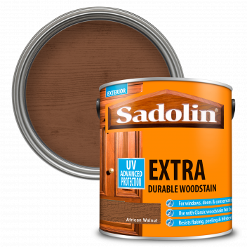 Sadolin Extra Durable Woodstain – Weatherproof Exterior Wood Stain for Ultimate Protection - African
