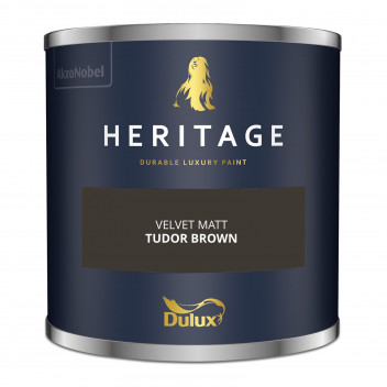 Dulux Trade Heritage Colour Tester Tudor Brown 125ML