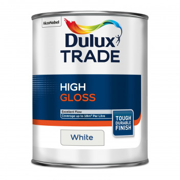 Dulux Trade High Gloss White 1L
