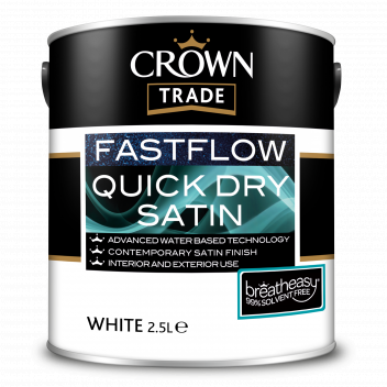 2.5L Crown Trade Fastflow Satin White
