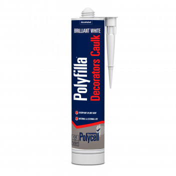 Polycell Decorators Caulk Filler - Brilliant White - 290ML