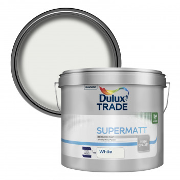 Dulux Trade Supermatt White 10L