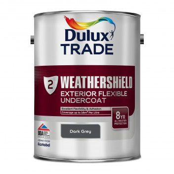 Dulux Trade Weathershield Exterior Undercoat Dark Grey 5L