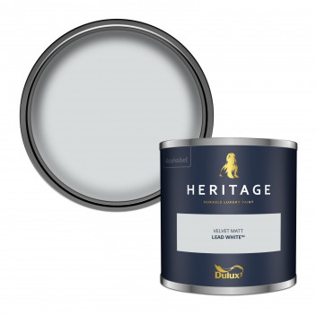 Dulux Trade Heritage Colour Tester Lead White 125ML