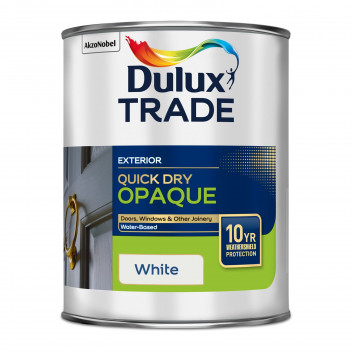 Dulux Trade Quick Dry Opaque White 1L