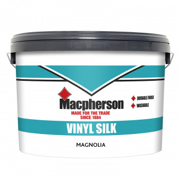 Macpherson Vinyl Silk – Tough and Washable Silk Paint for Interior Walls and Ceilings - Magnolia – 1