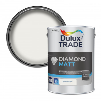 Dulux Trade Diamond Matt Pure Brilliant White 5L
