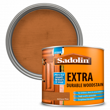 Sadolin Extra Durable Woodstain – Weatherproof Exterior Wood Stain for Ultimate Protection - Antique