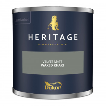 Dulux Trade Heritage Colour Tester Waxed Khaki 125ML