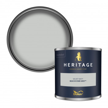 Dulux Trade Heritage Colour Tester Beachcomb Grey 125ML