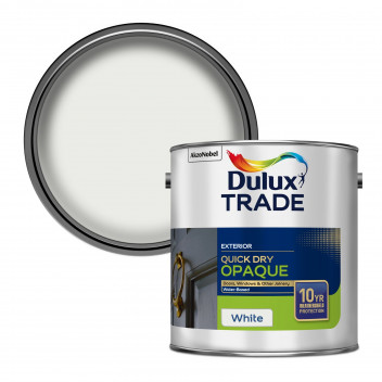 Dulux Trade Quick Dry Opaque White 2.5L