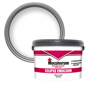 Macpherson Eclipse Emulsion – Best-Selling Matt Paint for Interior Plaster Walls and Ceilings -Brill