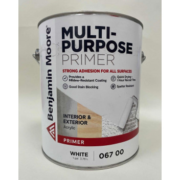 3.78L Benjamin Moore Multi Purpose Primer - White (US Gallon)