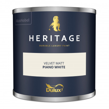 Dulux Trade Heritage Colour Tester Piano White 125ML