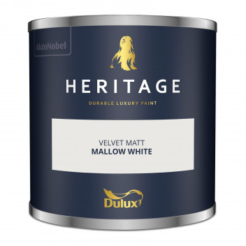 Dulux Trade Heritage Colour Tester Mallow White 125ML