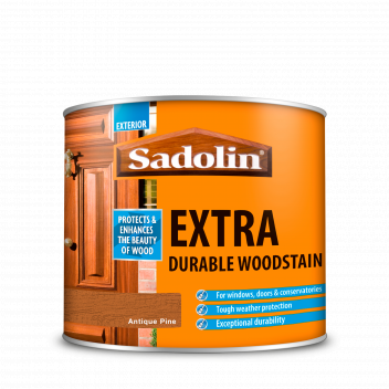 Sadolin Extra Durable Woodstain – Weatherproof Exterior Wood Stain for Ultimate Protection - Antique