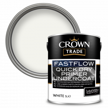 5L Crown Trade Fastflow Primer Undercoat White